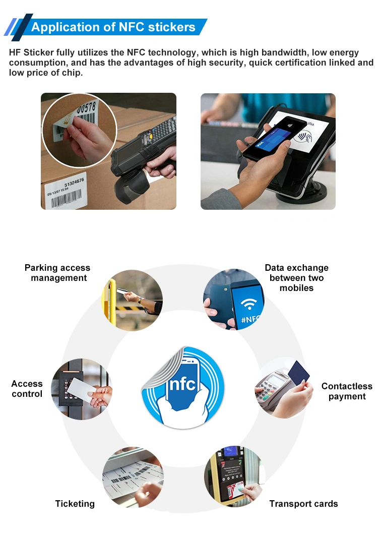 RFID NFC tag labels